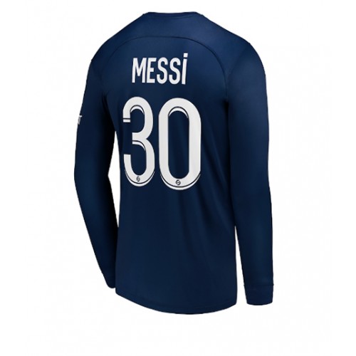 Paris Saint-Germain Lionel Messi #30 Hjemmedrakt 2022-23 Langermet Paris Saint-Germain Lionel Messi #30 Hjemmedrakt 2022-23 Langermet